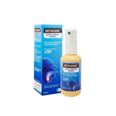 Betadine Sore Throat Spray 50mL