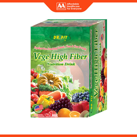 Dr. Fit Vege High Fiber Nutrition Drink Sachet 12gx15's