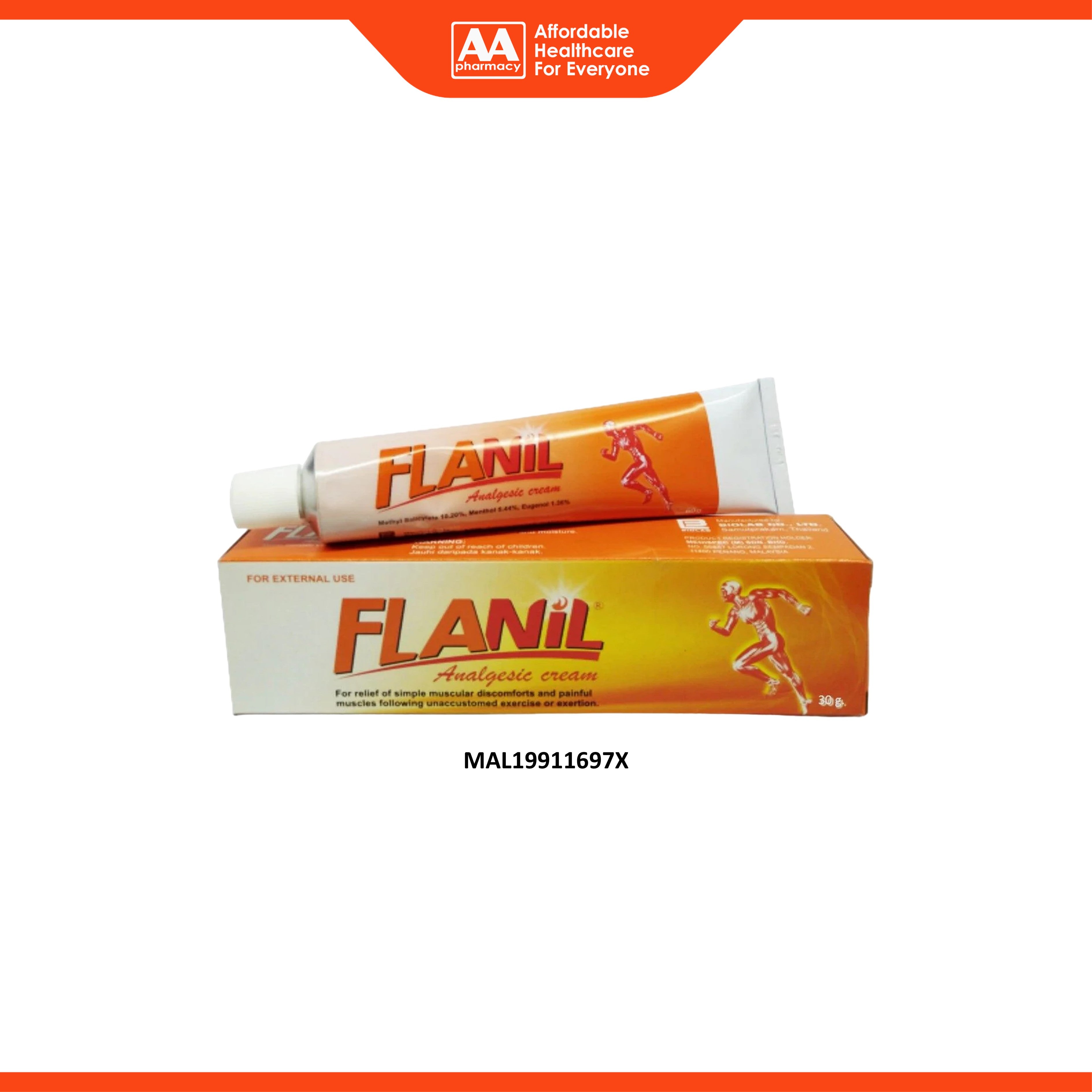 Flanil Analgesic Cream 30g