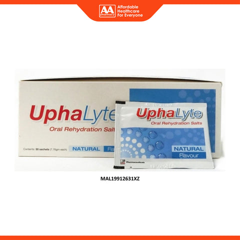 Uphalyte Oral Rehydration Salt Sachet 50's (Natural Flavour)