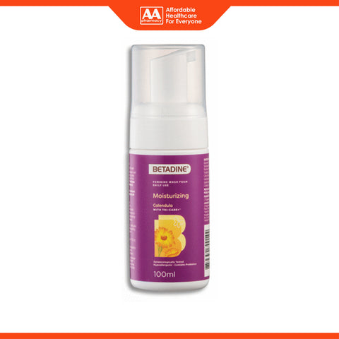 Betadine Feminine Wash Foam Daily Use (Moisturising Calendula) 100mL