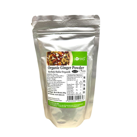 Lohas Organic Ginger Powder 200g