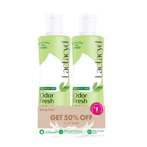 Lactacyd Odor Fresh Feminine Hygiene Wash 2x250mL