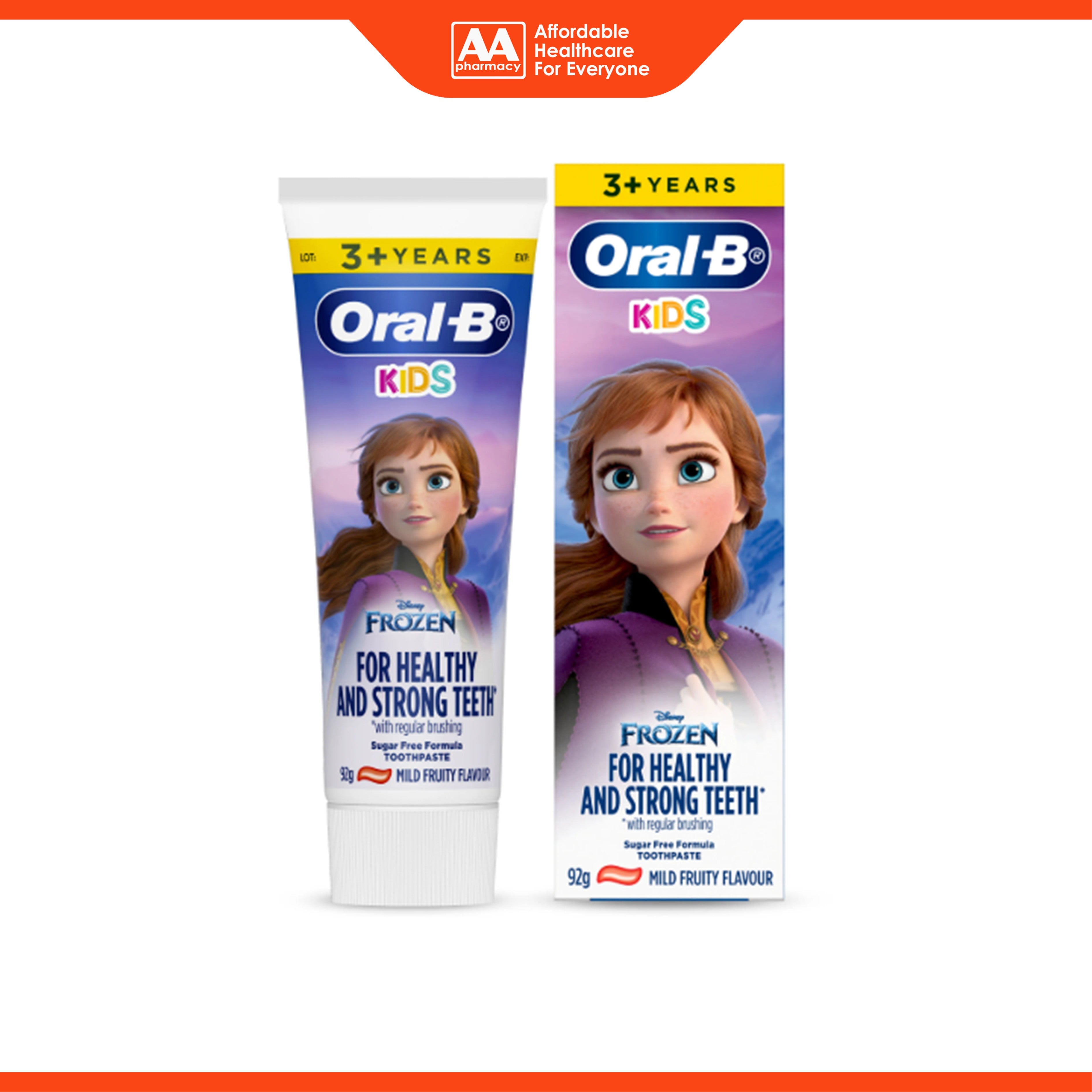 Oral-B Kids Toothpaste (Disney Frozen) 92g (For Children 3+ Years)
