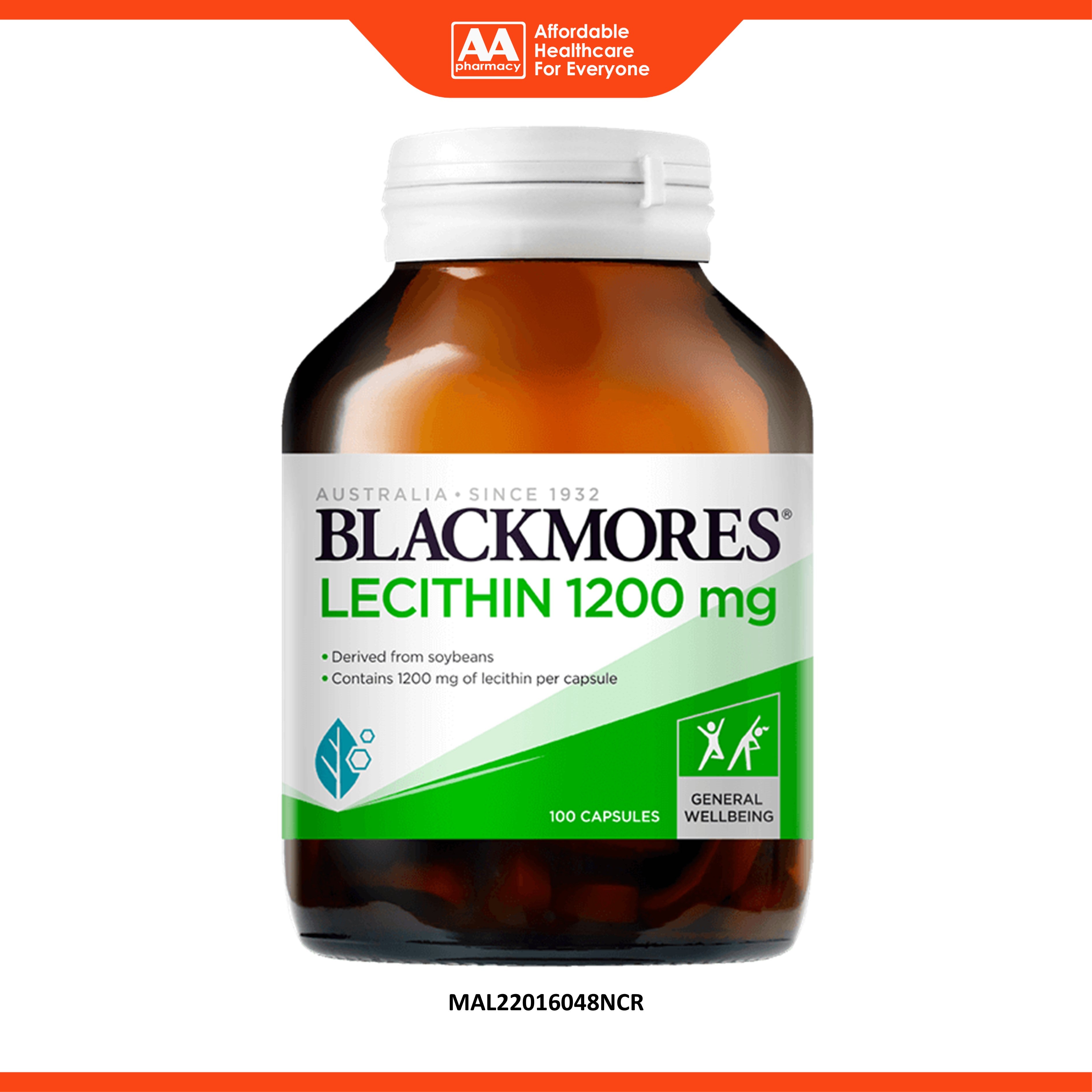 Blackmores Lecithin 1200mg Capsule 100's