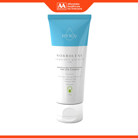 Kenkay Sorbolene With 10% Vegetable Glycerin Nourishing Moisturiser and Skin Cleanser 100g