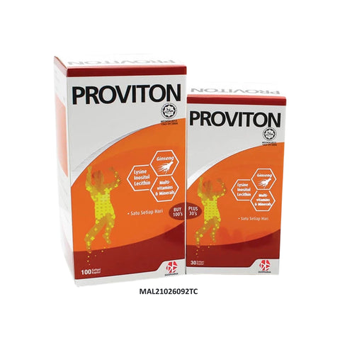 Proviton Multivitamins Softgel Capsule 100's+30's