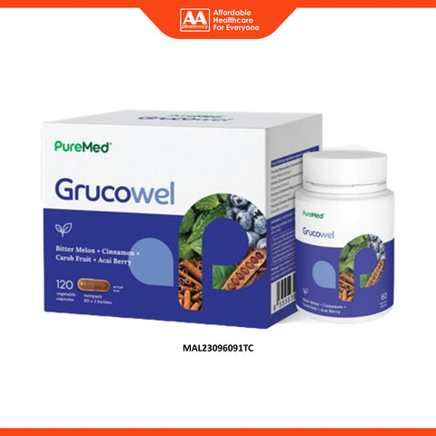 PureMed Grucowel Vegecapsule 2x60's