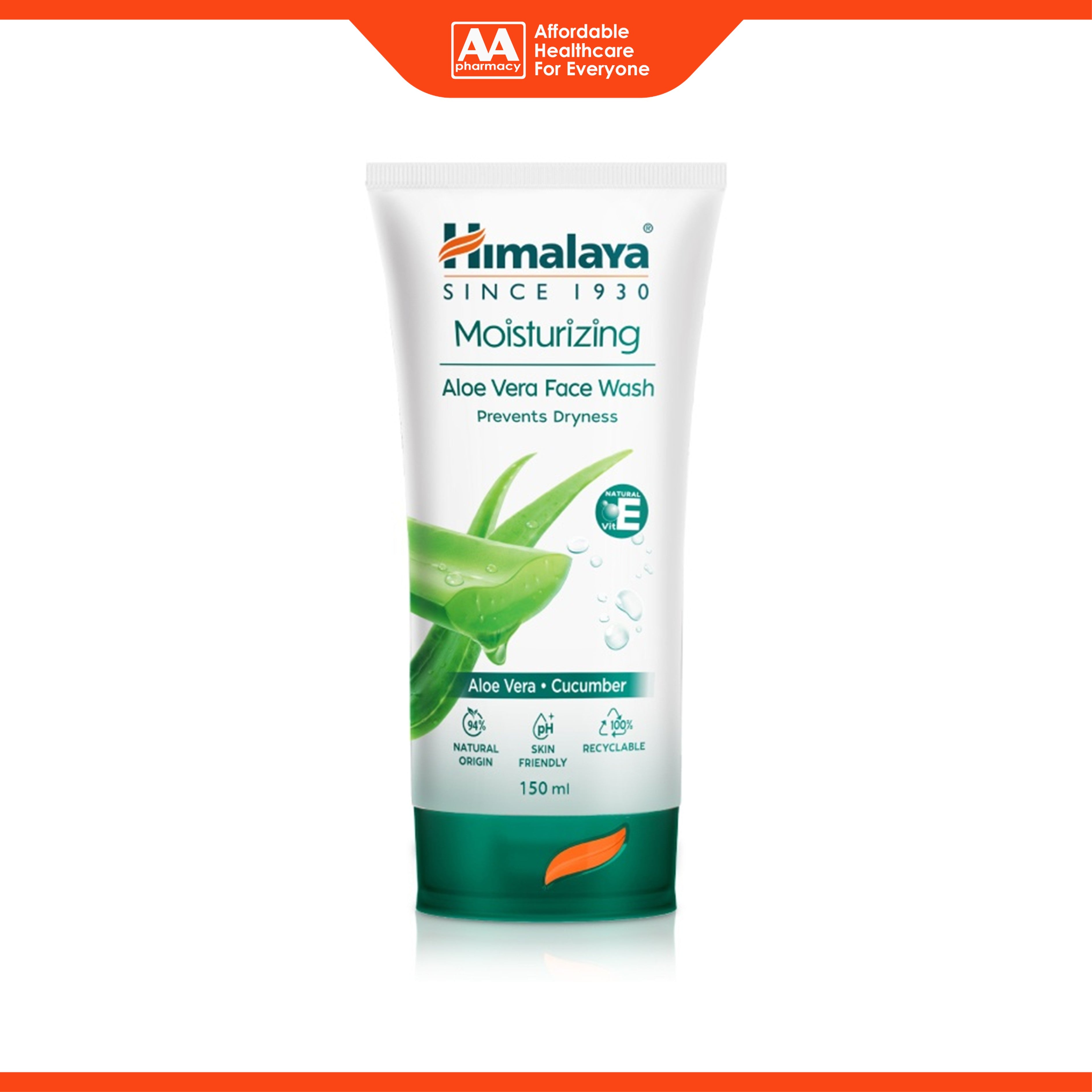 Himalaya Moisturizing Aloe Vera Face Wash (150ml)