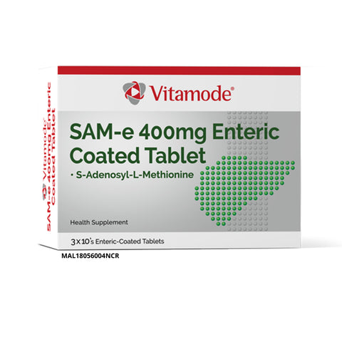 Vitamode SAM-e 400mg Enteric Coated Tablet 3x10's