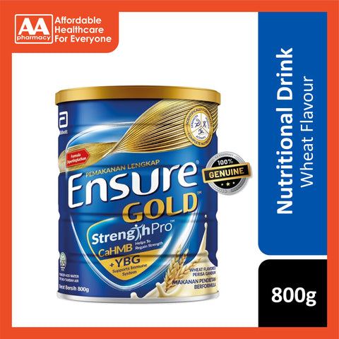 Abbott Ensure Gold StrengthPro Complete Nutrition Drink 800g (Wheat Flavour)