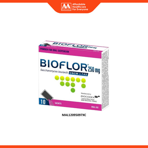Bioflor (Saccharomyces boulardii CNCM I-745) 250mg Sachet 10's