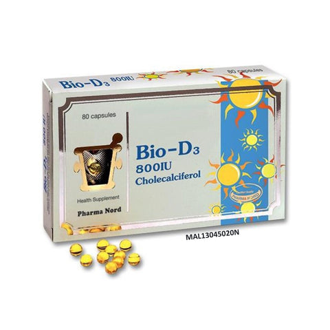 Pharma Nord Bio-D3 800IU Cholecalciferol Capsule 80's