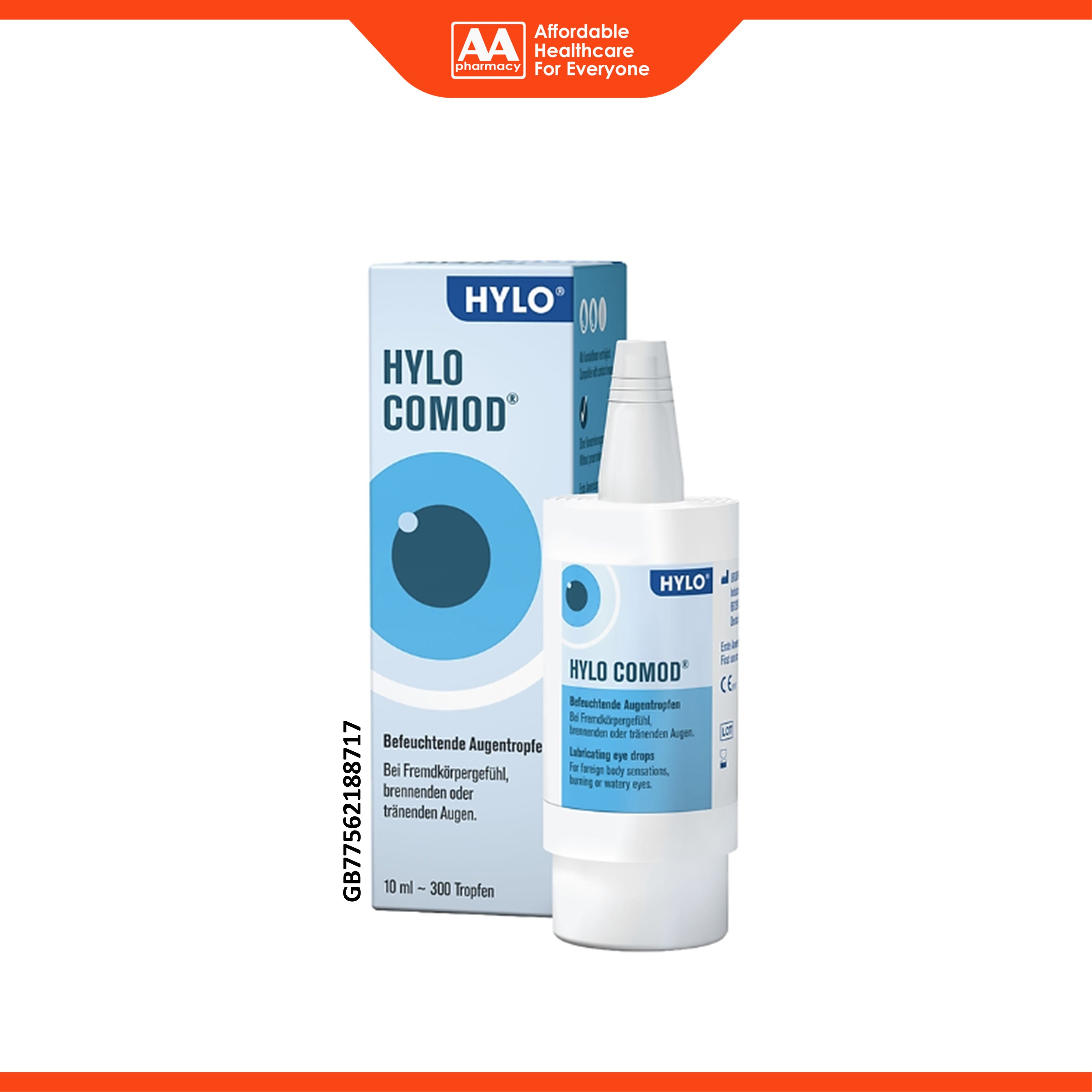 Hylo Comod Lubricating Eye Drops (10ml)