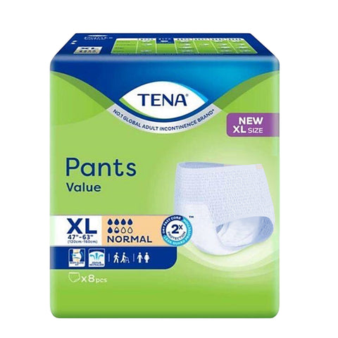 Tena Value Adult Pants Size XL 8's (47-63)