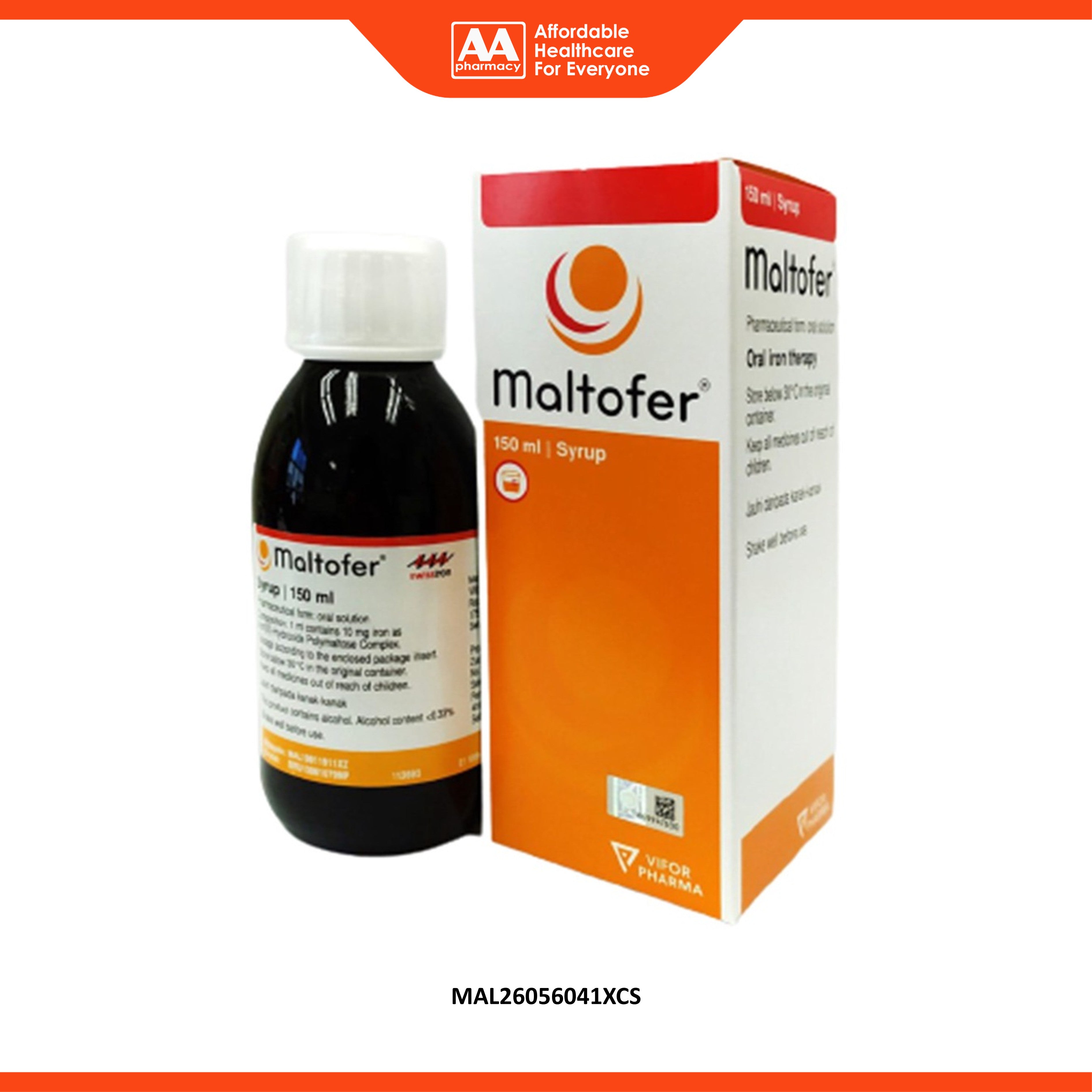 Maltofer Syrup (150ml) - Iron Supplementation