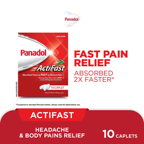 Panadol ActiFast 500mg Caplet 10's