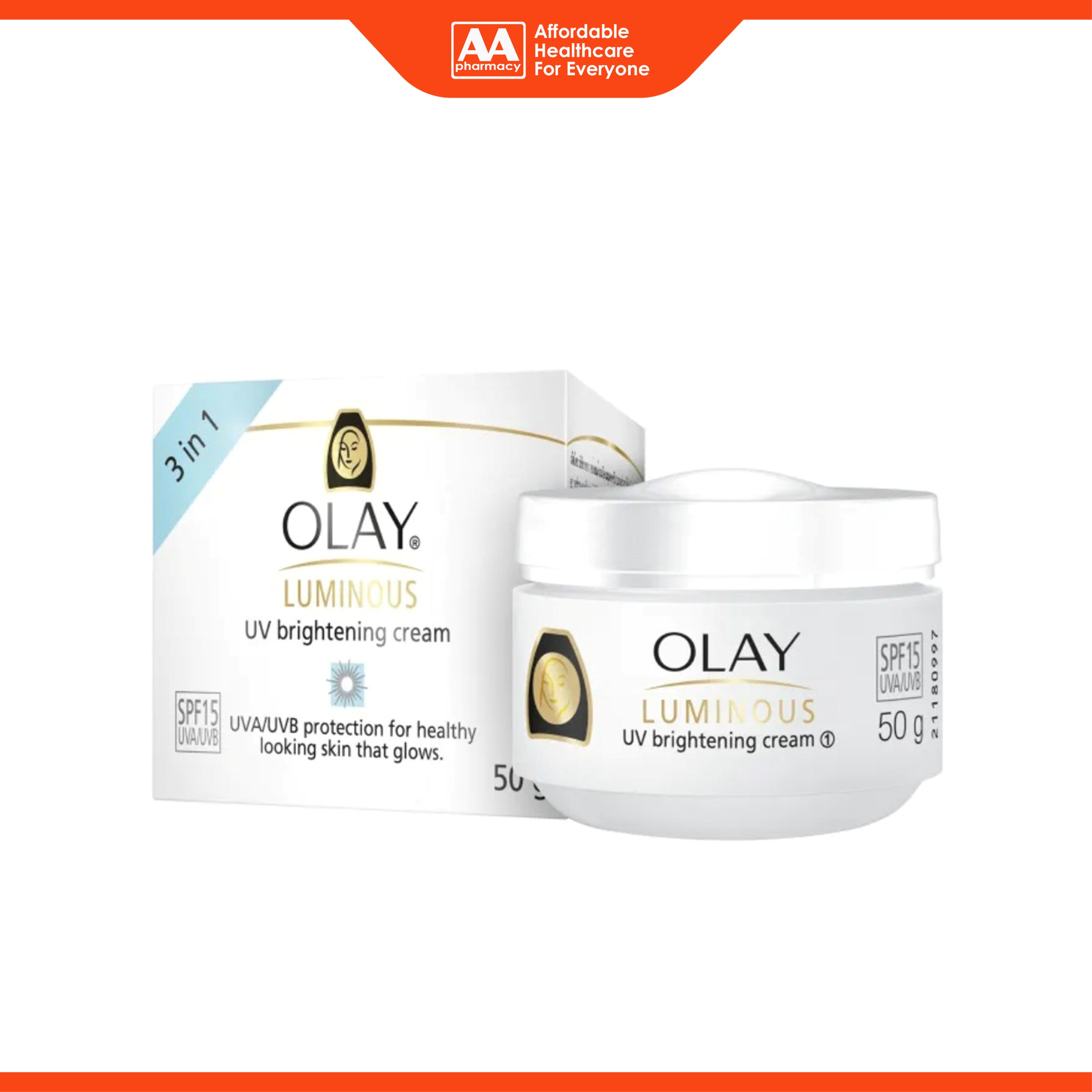 Olay Luminous UV Brightening Cream with SPF 15 50g