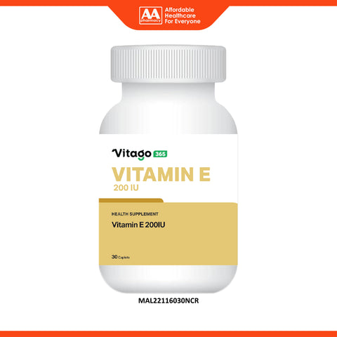 Vitago365 Vitamin E 200IU Caplet 30's