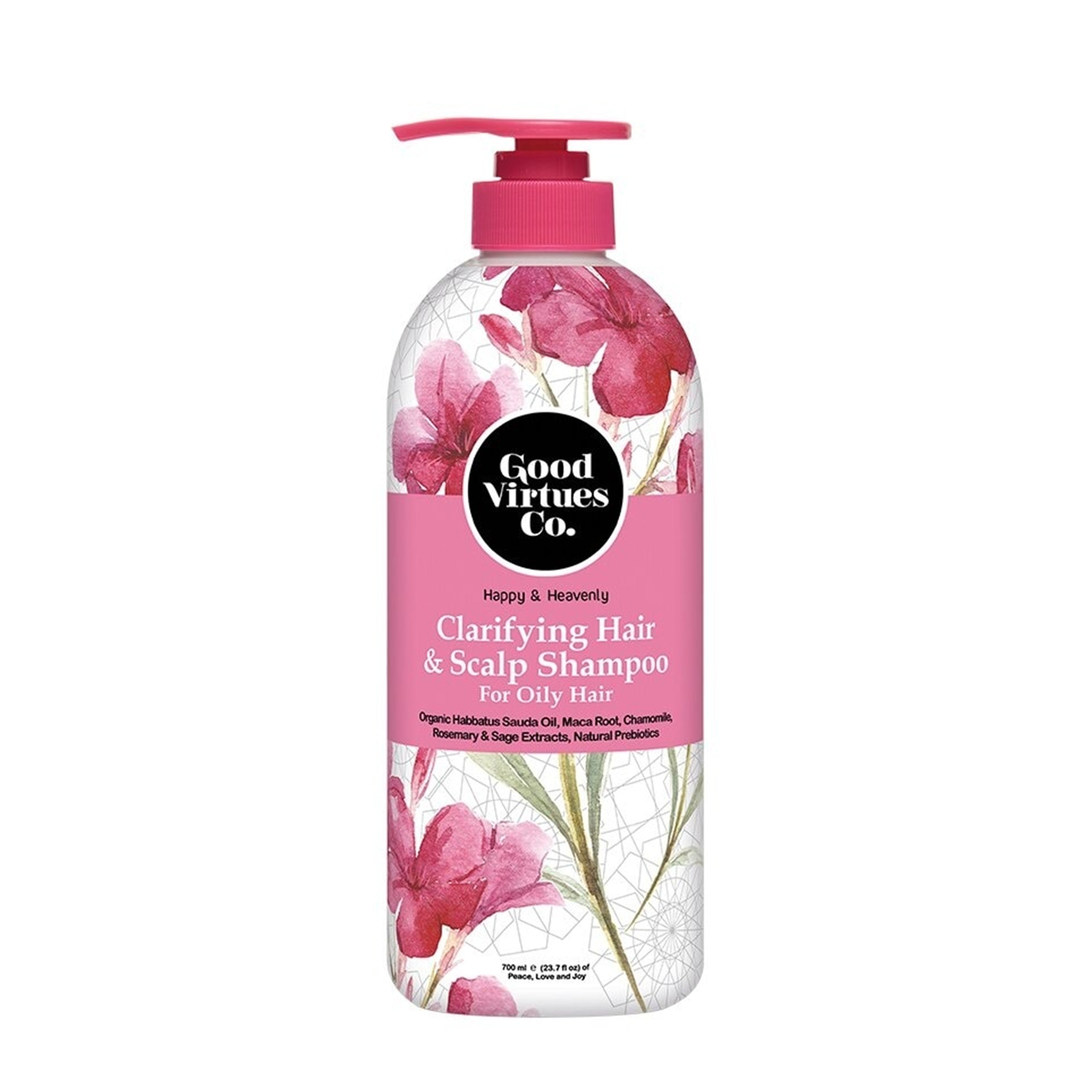 Good Virtues Co. Clarifying Hair and Scalp Shampoo for Oily Hair 700mL
