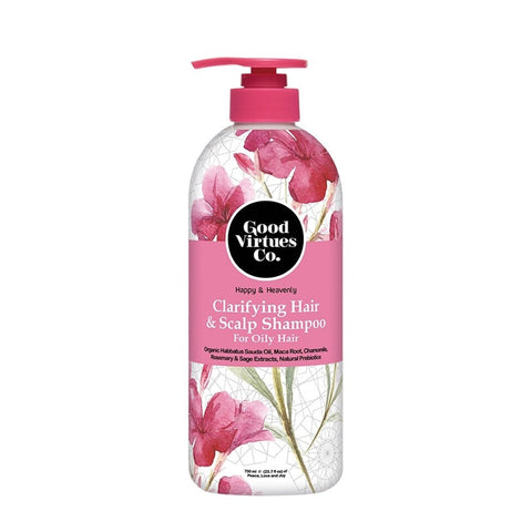 Good Virtues Co. Clarifying Hair and Scalp Shampoo for Oily Hair 700mL