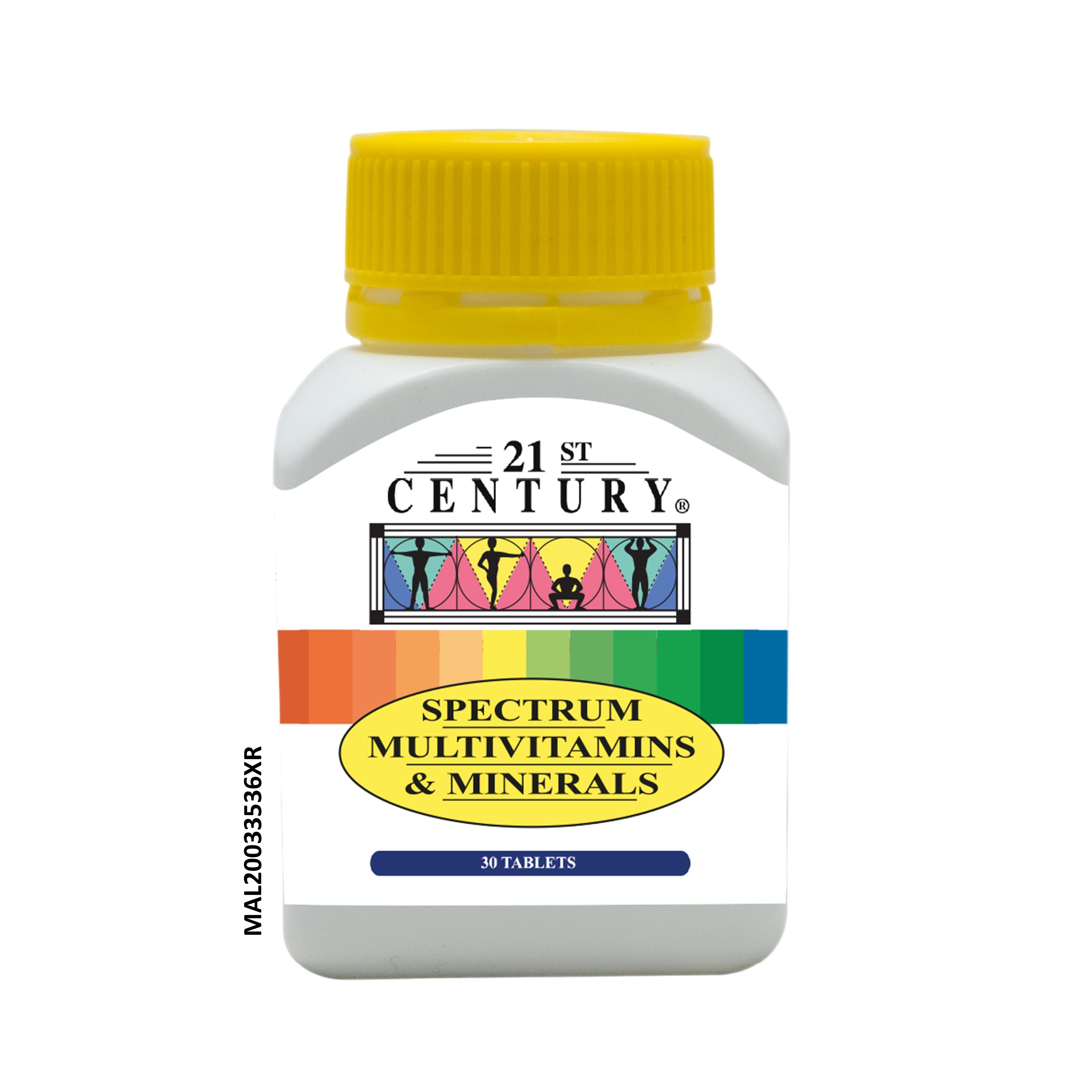 21st Century Spectrum Multivitamins & Minerals Tablet 30's