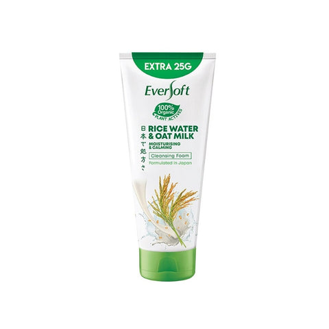 EverSoft Rice Water & Oat Milk (Moisturising & Calming) Cleansing Foam 195g