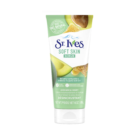 ST. Ives Soft Skin Scrub (Avocado and Honey) 170g