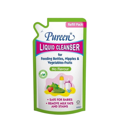 Pureen Liquid Cleanser Refill Pack 600mL - No Flavour