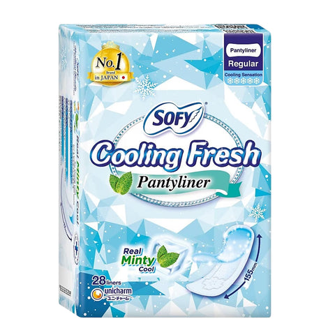 Sofy Cooling Fresh Pantyliner 155mm (28's)