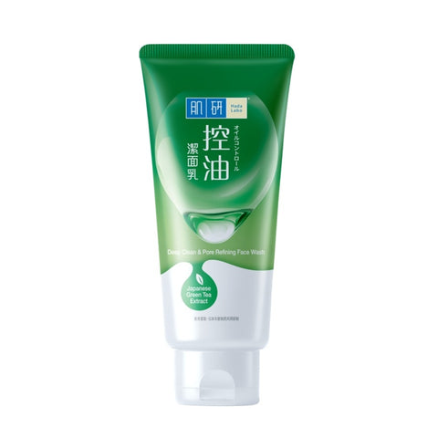 Hada Labo Deep Clean & Pore Refining Face Wash with Japanese Green Tea Extract 100g