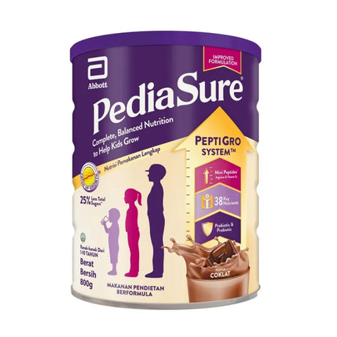 PediaSure Complete, Balanced Nutrition (Chocolate) 800g (For Children 1-10 Years)