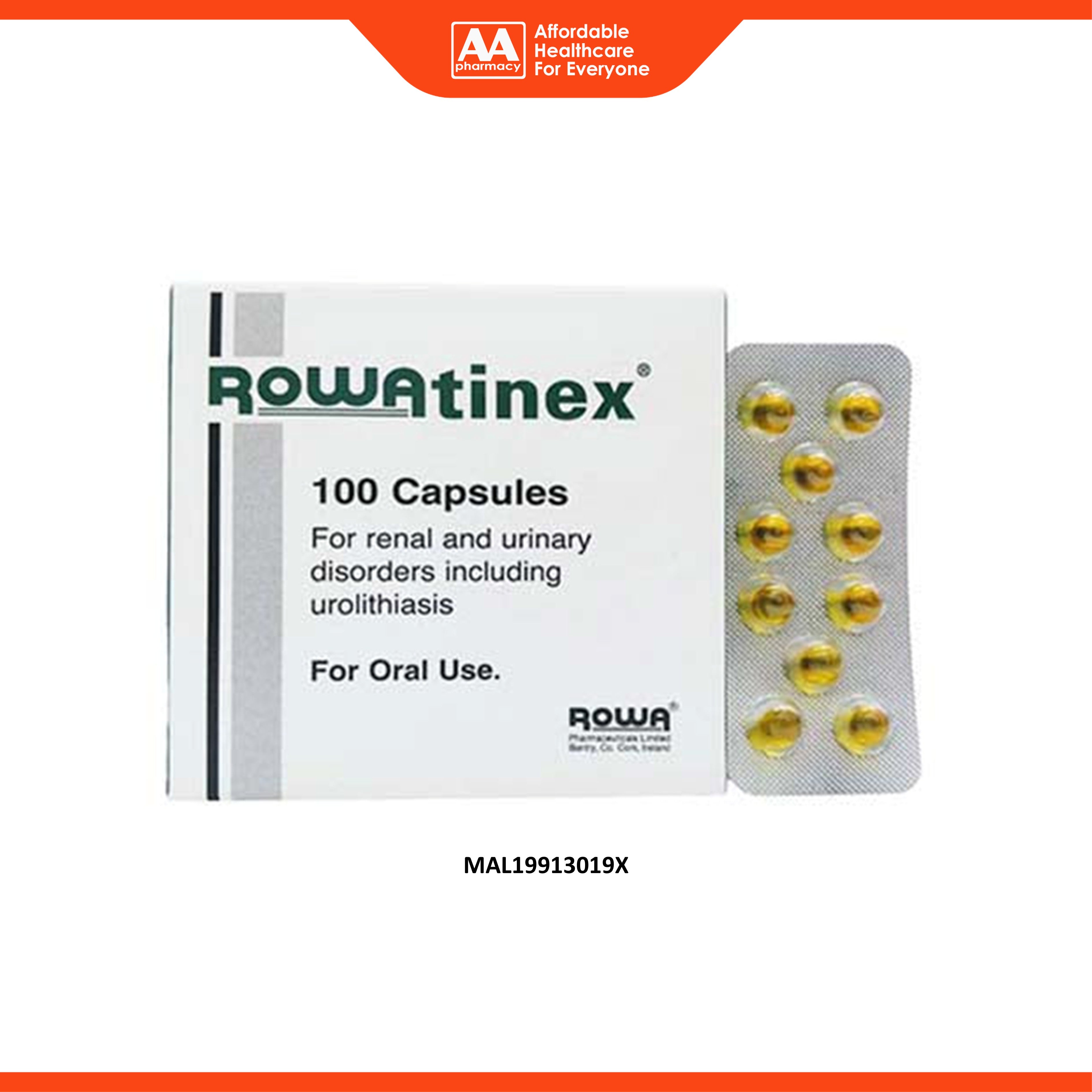 ROWAtinex Enteric-Coated Capsule (10 x 10's)