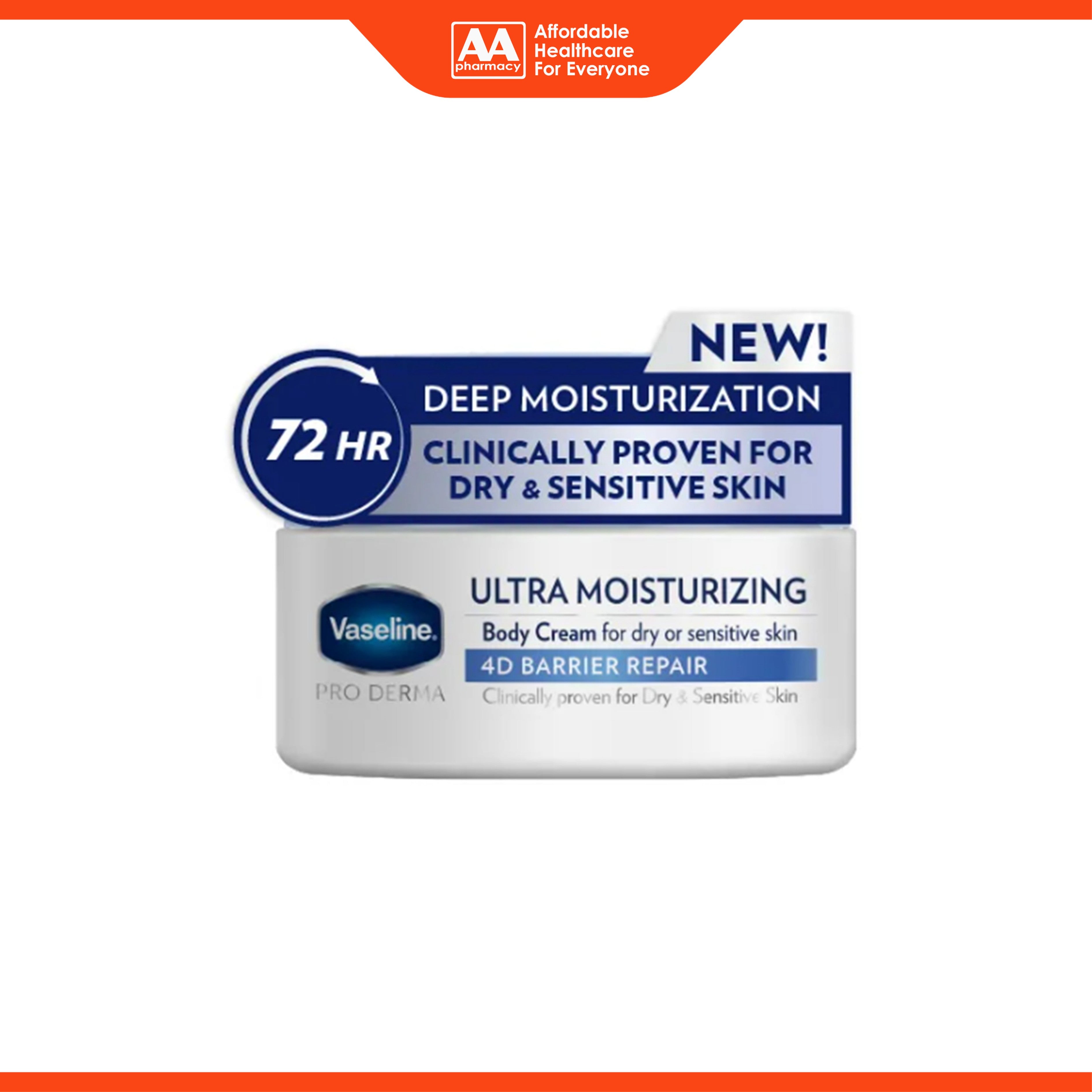 Vaseline Pro Derma Ultra Moisturizing Body Cream 30g
