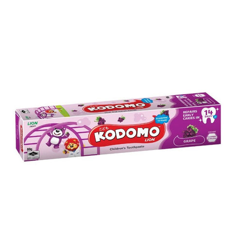 Kodomo Lion Children's Toothpaste (Grape) 80g