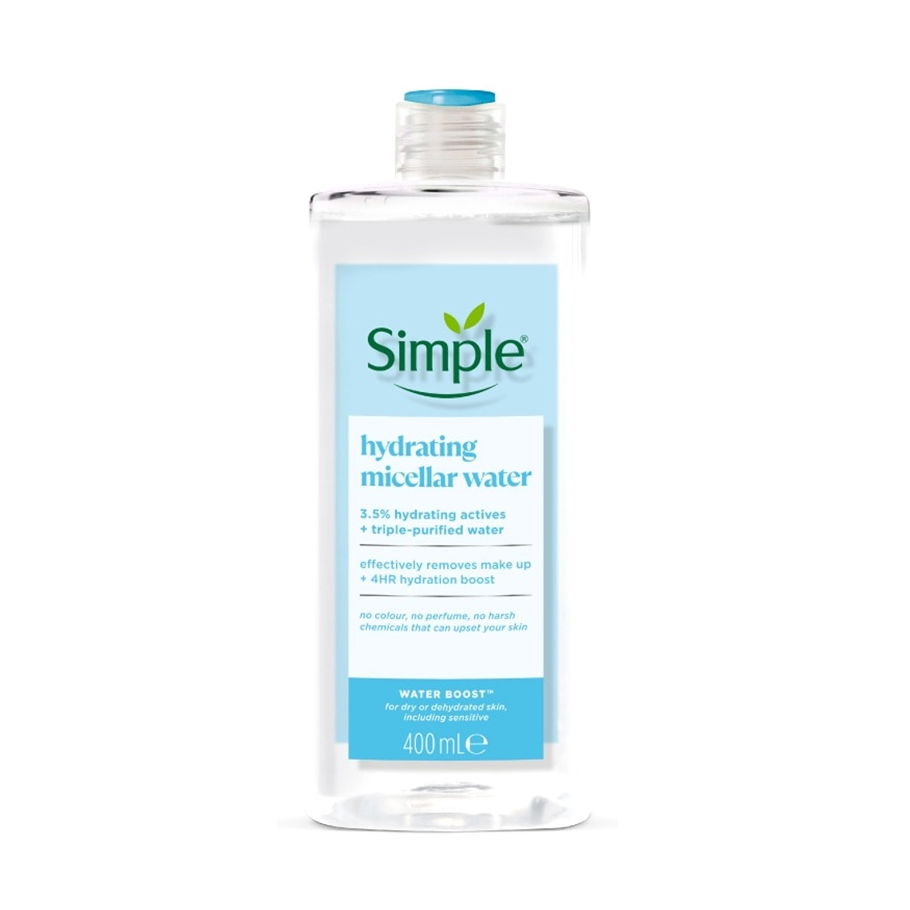 Simple Water Boost Hydrating Facial Cleansing Micellar Water 400mL