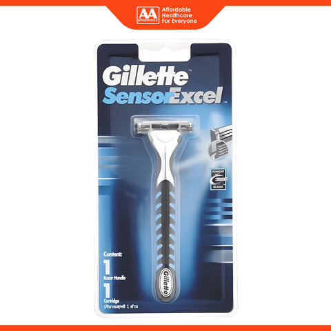 Gillette Sensor Excel (1 Handle, 1 Cartridge)