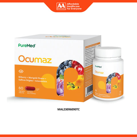 PureMed Ocumaz Vegecapsule 2x30's