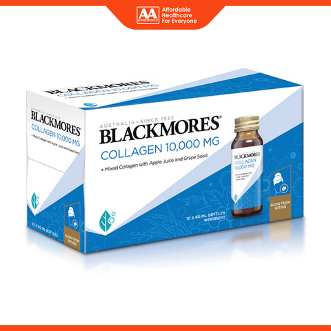 Blackmores Collagen 10000mg with Apple Juice and Grape Seed 60mLx10's