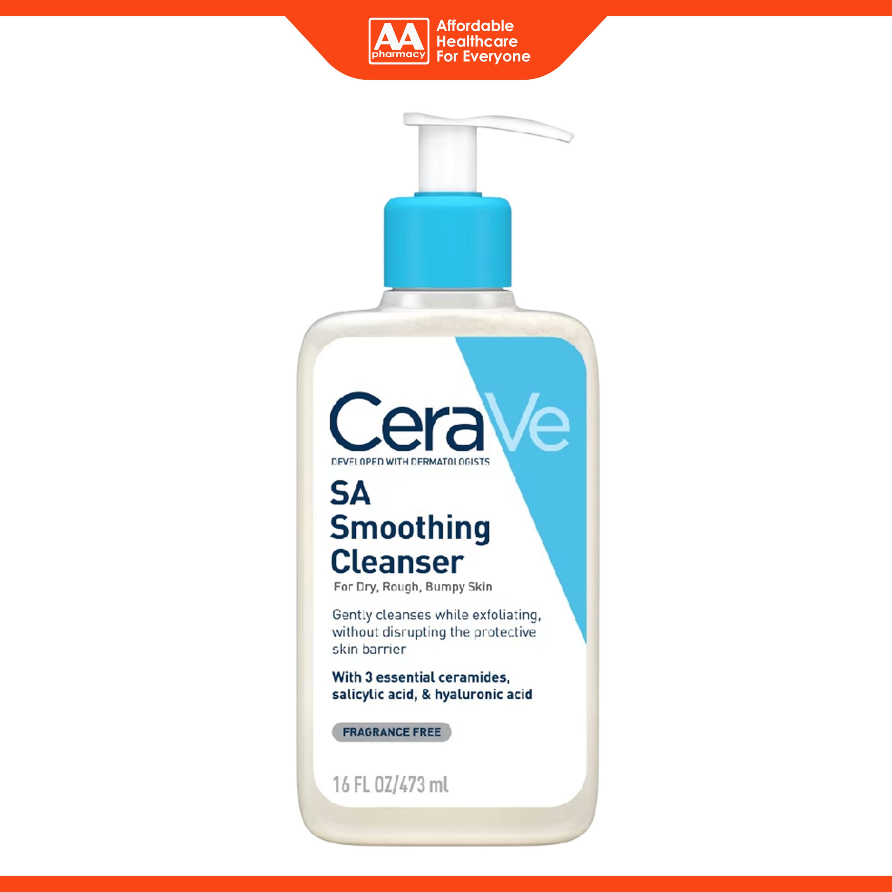 CeraVe SA Smoothing Cleanser 473mL