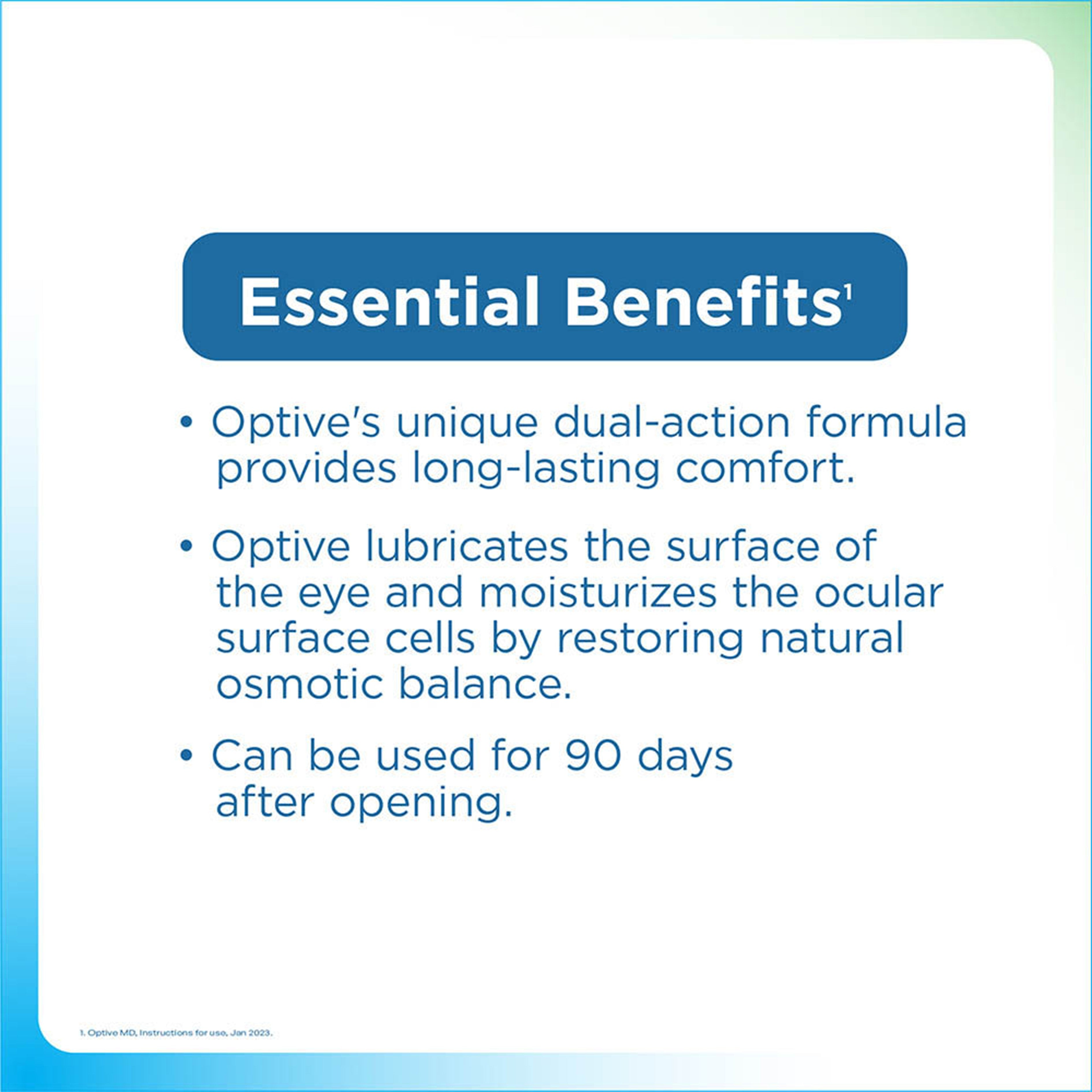 Optive Multi-Dose Lubricant Eye Drop 15mL (Moisturizing Dry Eye Solution)