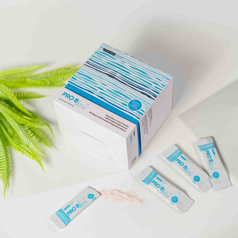 Swissmed Pro-B/Ativ (Mixed Berry Juice Powder with Probiotic Blend + 45 Types Fermented Vegetable Blend) Sachet 1gx60's