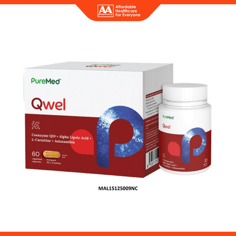 PureMed Qwel Vegecapsule 2x30's