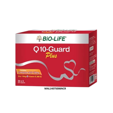 Bio-Life Q10-Guard Plus 150mg Soft Capsule 3x30's