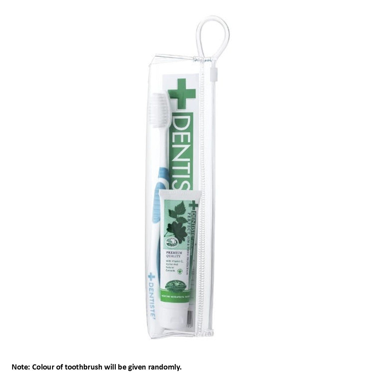 Dentiste' Plus White Travel Set (Toothpaste 20g + Toothbrush)