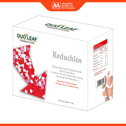 Duoleaf Reduchlos (Botanical Beverage Mix Soy Bean Powder with Oat Beta Glucan) Sachet 10gx28's