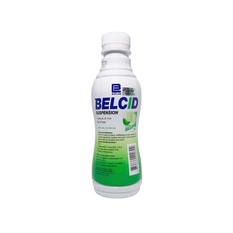 Belcid Suspension (Mint Flavour) 240mL (Antacid, Antiflatulence, Demulcent)