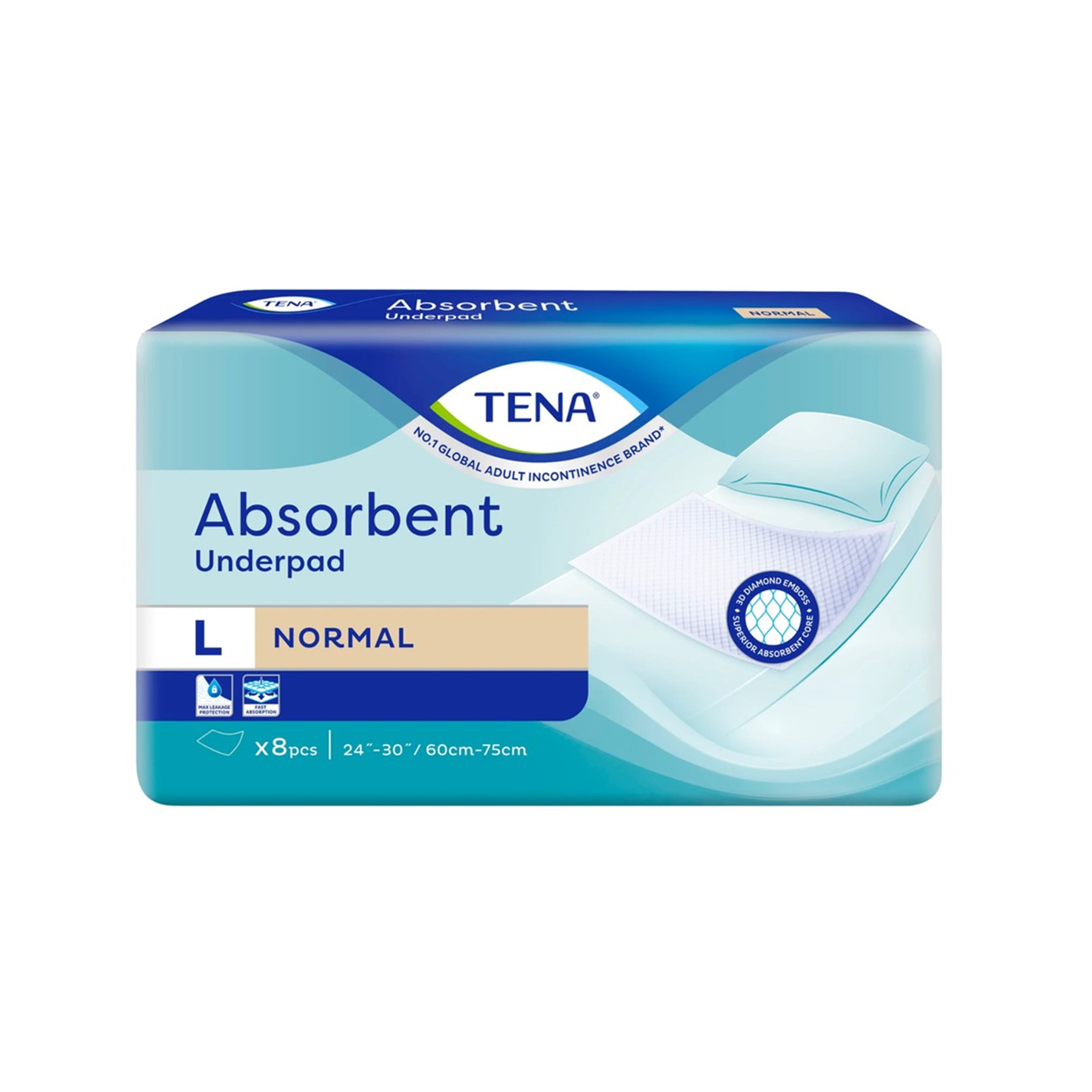 Tena Underpad L Size (8's)