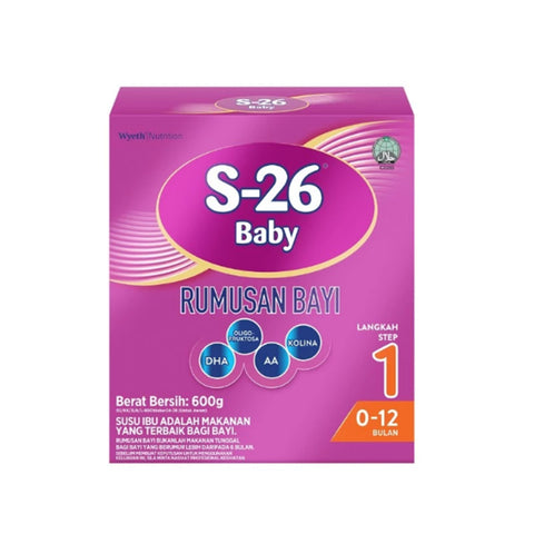 S-26 Infant Formula Step 1 600g (For Babies 0-12 Months)