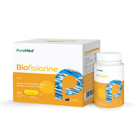 PureMed Biofisiorine Enteric-Coated Softgel 2x90's (Omega-3 Fish Oil)